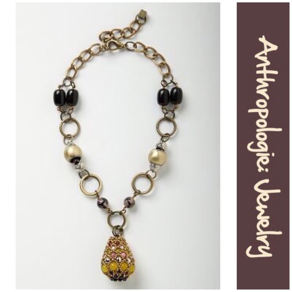 Anthropologie Jewelry - Anthro “Brinjal Pendant” by Pam Hiran